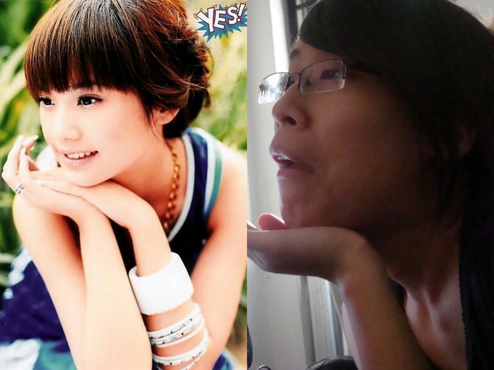 Qi Yue smiles at